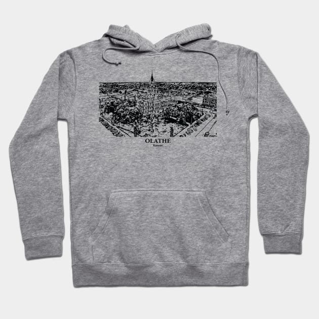 Olathe - Kansas Hoodie by Lakeric